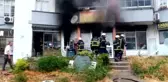 İş yerini ve aracını ateşe veren kişi gözaltına alındı