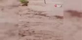 Gemerek'te sel suyu köprüyü yuttu
