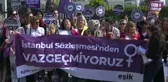 İstanbul Sözleşmesi Davası Danıştay'da.. Kadınlar Danıştay'ın Önünden Seslendi: 