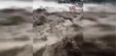 Ordu'da sağanak yağış sele dönüştü, o anlar böyle görüntülendi