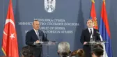Bakan Çavuşoğlu, Sırp mevkidaşı Selakovic ile ortak basın toplantısında konuştu Açıklaması