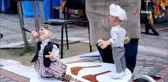 Roman havasında oynayan Trakya kuklaları ilgi gördü