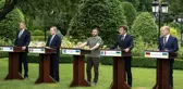 Ukrayna Devlet Başkanı Zelenskiy, AB liderlerinin ziyaretini değerlendirdi