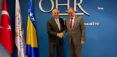 SARAYBOSNA - Çavuşoğlu, Bosna Hersek Yüksek Temsilcisi Schmidt ile görüştü