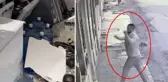 Halter barıyla iş yerine saldırdı, ortalık savaş alanına döndü! 100 bin TL'nin üstünde zarar var
