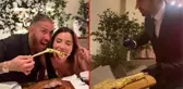 Ramos ve eşinin yediği 