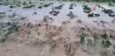 Dolu yağışı sonrası her yer beyaza büründü