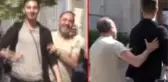 Okula gelip de sınava girmekten vazgeçen genci vatandaş ikna etti
