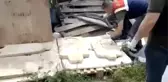 İzinsiz kazı yapan kişi kendisine ait çay ocağında yakalandı