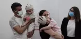 Ameliyatla ayrılan siyam ikizlerinin 4'üncü yaşları kutlandı