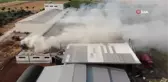 Son dakika: Manisa'da saman ve buğday deposunda yangın çıktı