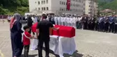 Şehit Topçu Uzman Çavuş Özkaya, son yolculuğuna uğurlandı (2)