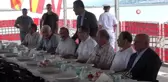 Son dakika... Şehit ve gazi ailelerinin katılımıyla savaş gemisinde yemek
