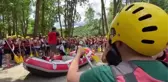 Adrenalin tutkunları Melen Çayı'nda rafting yaptı