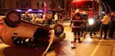 Son dakika! Edirne'de kontrolden çıkan otomobil takla attı: 2 yaralı