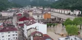 KASTAMONU - (DRONE) Sağanak nedeniyle taşan çaylar su baskınlarına neden oldu