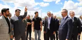 Bakan Kasapoğlu, Çubuk'ta öğrenci yurdu inşaatını inceledi