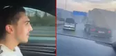 Abdülkadir Ömür büyük tehlike yaşattı! Trabzonsporlu yıldızın trafikteki hareketlerine tepki yağdı