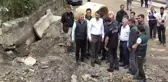 Bakan Kurum, Küre'de selden zarar gören bölgelerde incelelerde bulundu