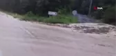 Karabük'te sağanak ve dolu sonrası yol ulaşıma kapandı