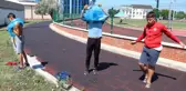 Kilo fazlası olan pehlivanlar çözümü poşetli antrenmanda buldu