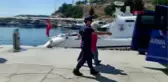 TEKNEYLE YUNAN ADASINA KAÇMAYA ÇALIŞIRKEN YAKALANDILAR