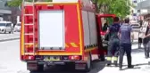 Apartmanın su borusuna giren yılan, itfaiye ekiplerince çıkarıldı