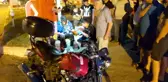 Bursa'da motosiklet yayaya çarptı, hem yaya hem sürücü yaralandı