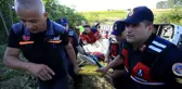 KIRKLARELİ - Lüleburgaz'da yolcu otobüsü devrildi (5)