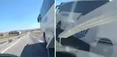 Sosyal medyadan canlı yayın açan sürücü kaza yaptı! Anbean kamerada