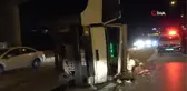 Talaş yüklü kamyon devrildi, 2 kişi yaralandı