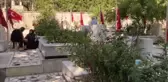 Arife gününde şehitlikler ziyaret edildi
