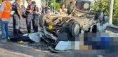Bayram tatili yolunda feci kaza! Evli çift hayatını kaybetti, 2 çocuğu dahil 5 kişi yaralandı