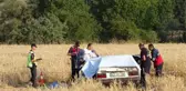 Son dakika haberleri... Tarlaya savrulup, yanan otomobilde can verdi
