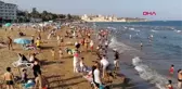 KIZKALESİ'NDE BAYRAM YOĞUNLUĞU; PLAJLAR DOLDU