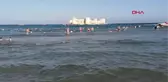 KIZKALESİ'NDE OTELLER DOLDU, TATİLCİLER ÇADIR KURDU