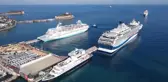 Kuşadası'na 2 günde kruvaziyerlerle 16 bin turist geldi