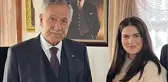 Bülent Arınç'ın yeğeni siyasete atıldı! İşte rozetini taktığı parti