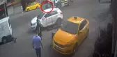 Ters istikametten yola fırlayan çöp kamyonu, kör noktada kalan yaşlı adamı ezip geçti