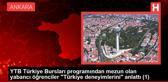 YTB Türkiye Bursları programından mezun olan yabancı öğrenciler 