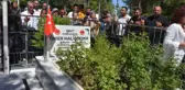 15 TEMMUZ'UN YIL DÖNÜMÜNDE ÖMER HALİSDEMİR'İN KABRİNE ZİYARETÇİ AKINI