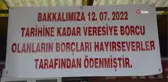 Gizemli hayırsever veresiye defterini kapattı: Hem vatandaşı hem de esnafı sevindirdi