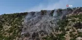 Makilik alanda çıkan yangın yerleşim alanına ulaşmadan kontrol altın alındı