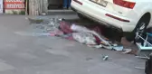 Kontrolü kaybeden sürücü gelin ve kayınvalidesini ezdi! O anlar anbean kamerada