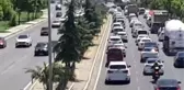 Trafikte tatilcilerin dönüş yoğunluğu başladı