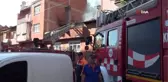 Kütahya'daki çatı yangını korkuttu
