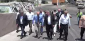 Tunç Soyer ve Mustafa İduğ,  Bornova Katı Atık Transfer İstasyonu'nu Birlikte İnceledi