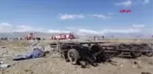 ÇARPIŞAN İKİ TIR'DAN BİRİNİN KUPASI KOPTU