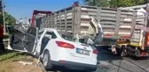 Mersin'de otomobil tıra arkadan çarptı: 4 ölü