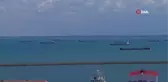 Onlarca gemi Samsun açıklarında bekliyor